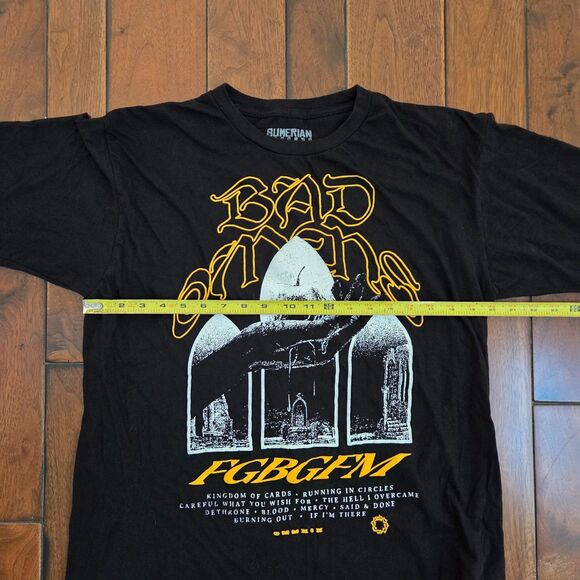 Bad Omens T-Shirt Men’s XL Black Graphic Band Tour Tee FGBGFM Sumerian Records - Picture 7 of 8